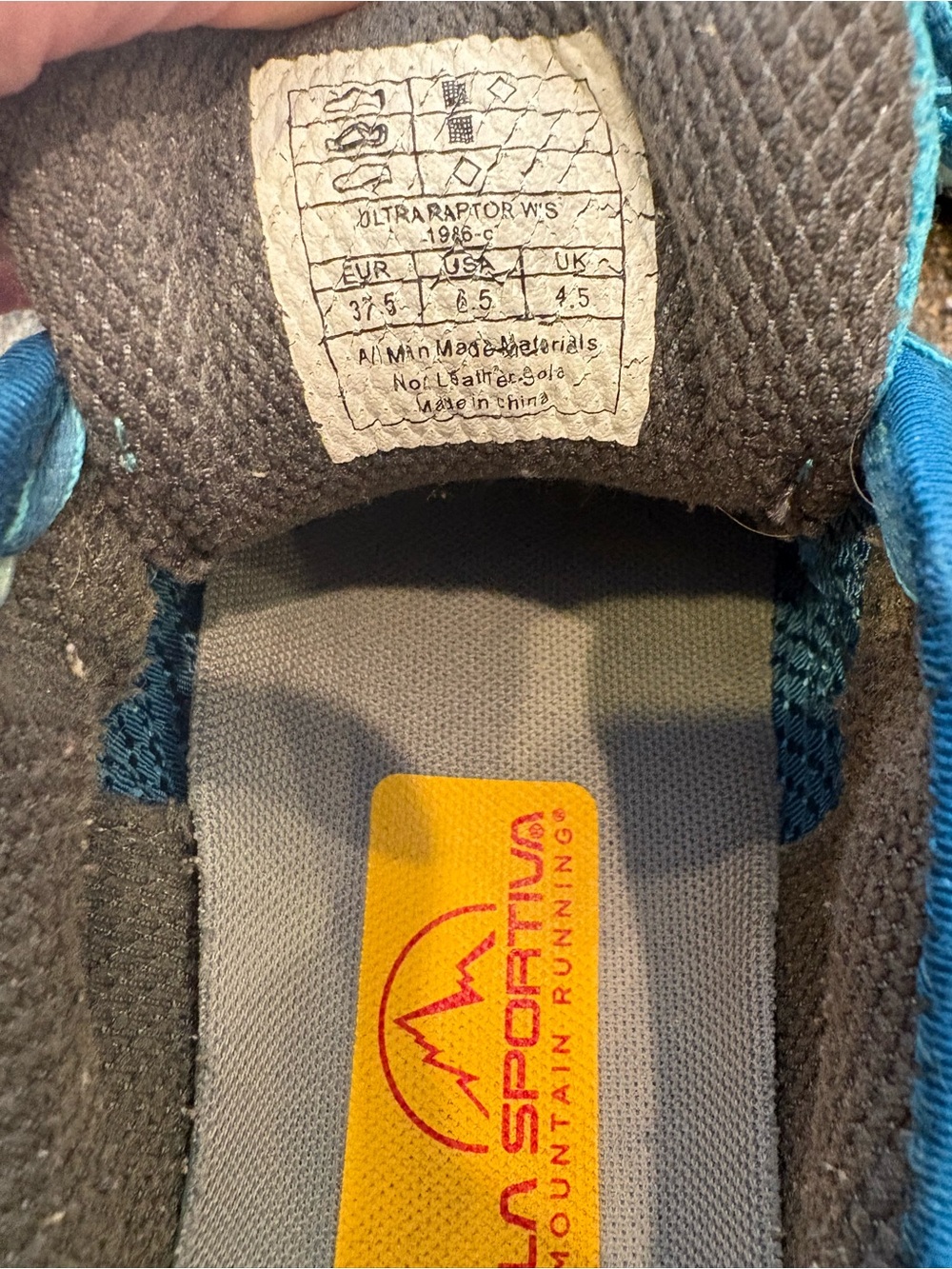 La Sportiva Ultra Raptor Trail Shoes - Blue - 6.5 - Picture 3 of 9